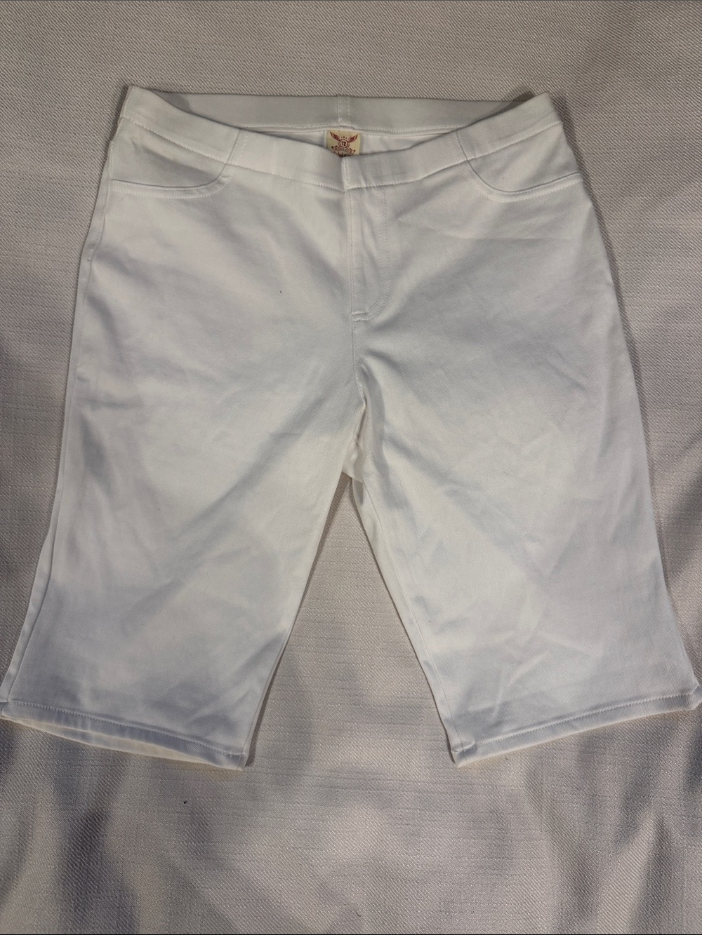 Faded Glory White Women’s Bike Shorts